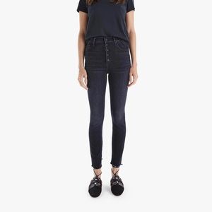 MOTHER Pixie Swooner Ankle Fray